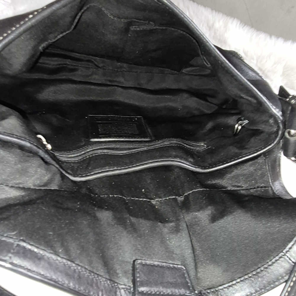 Coach Y2K Soho Black Leather Shoulder Bag - Picture 10 of 13